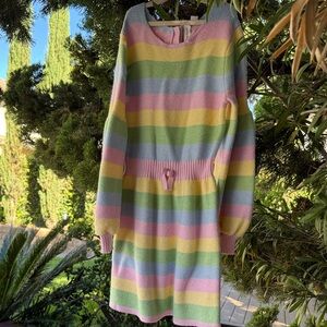 Janie and Jack Multicolor Striped Dress